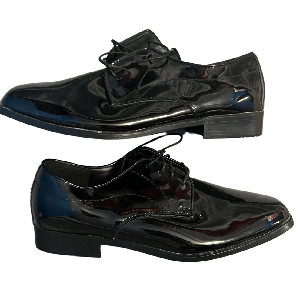 Joseph & Weiss Black Patent Leather Dress Shoes Size 14 mens casual